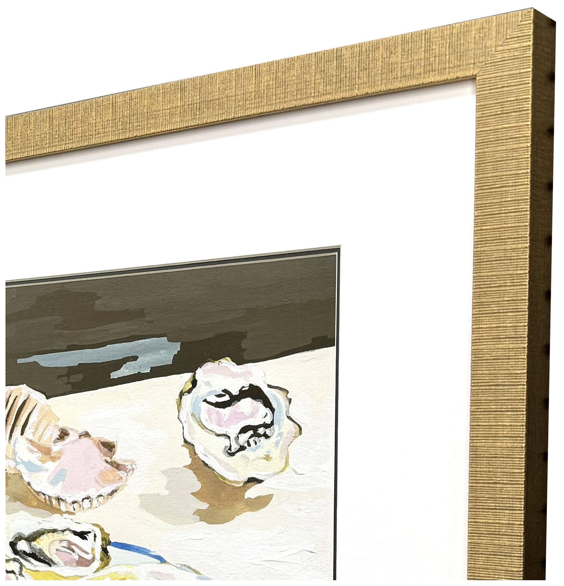 Image 3 Oyster Indulgence 24"W x 20"H Framed Art Set of 2 more views
