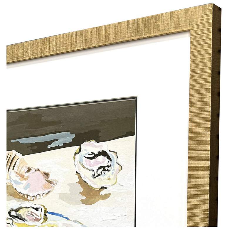 Image 3 Oyster Indulgence 24"W x 20"H Framed Art Set of 2 more views