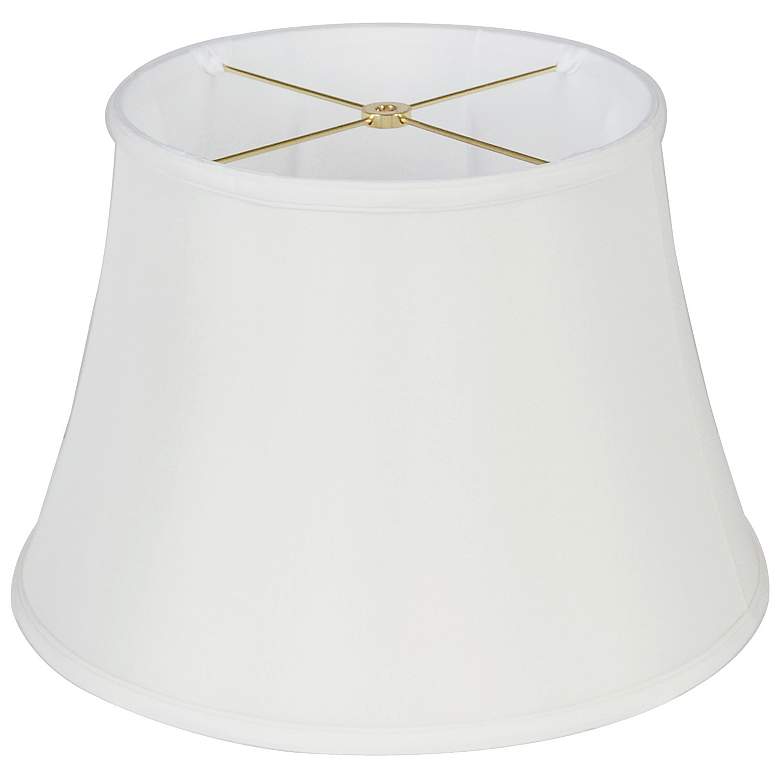 Image 1 Oyster No Hug English Bell Lamp Shade 11.5x17x11.5 (Spider)