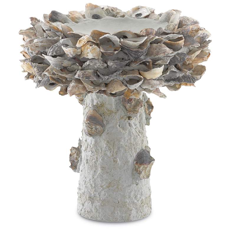 Image 1 Oyster Shell Small Bird Bath