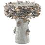 1_Oyster Shell Small Bird Bath
