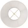 3_Oyster Silk Bell Lamp Shade 10x20x15 (Spider) more views