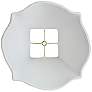 2_Oyster White Fancy Bottom Bell Square Shade 8x18x13 (Spider) more views