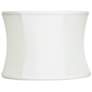 5_Oyster White No Hug Retro Oval Lamp Shade 14x14x10 (Spider) more views
