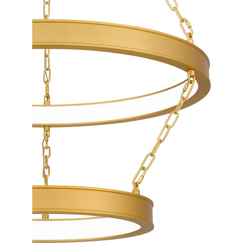 Image 5 Ozara Integrated LED Antique Brass Pendant Light more views