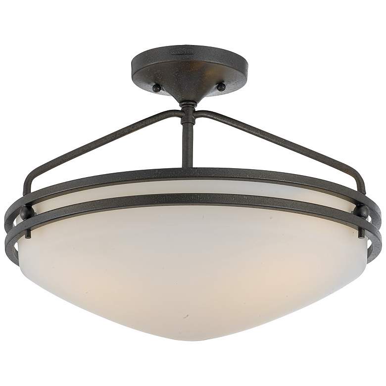 Image 1 Ozark Collection 16 1/2 inch Wide Ceiling Light Fixture