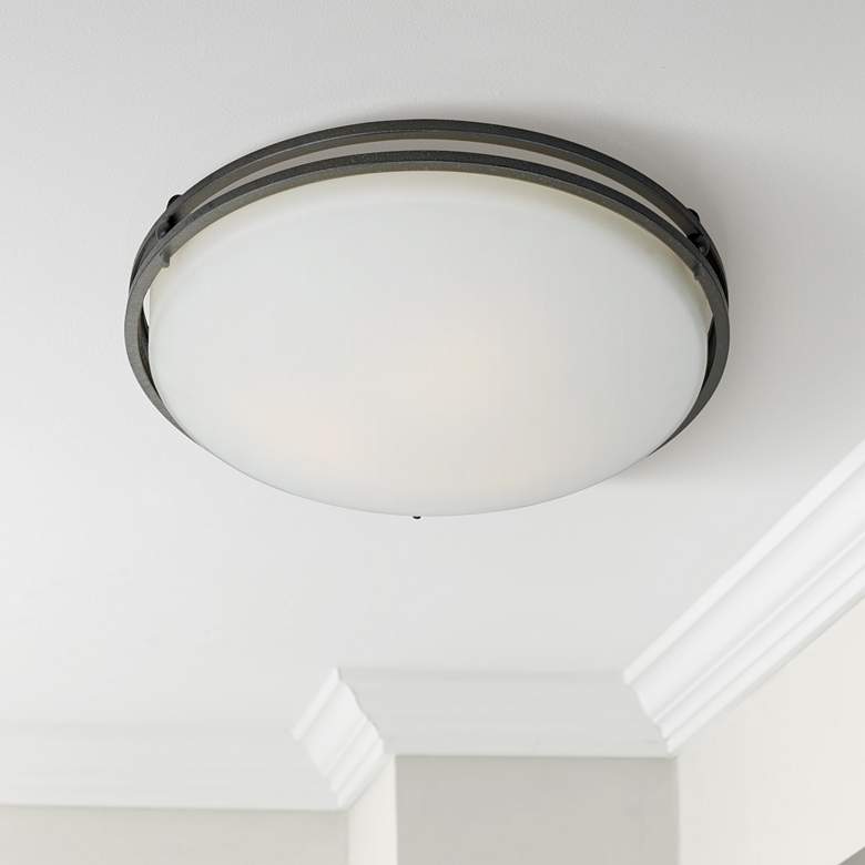 Image 1 Ozark Collection 16 inch Wide Ceiling Light Fixture