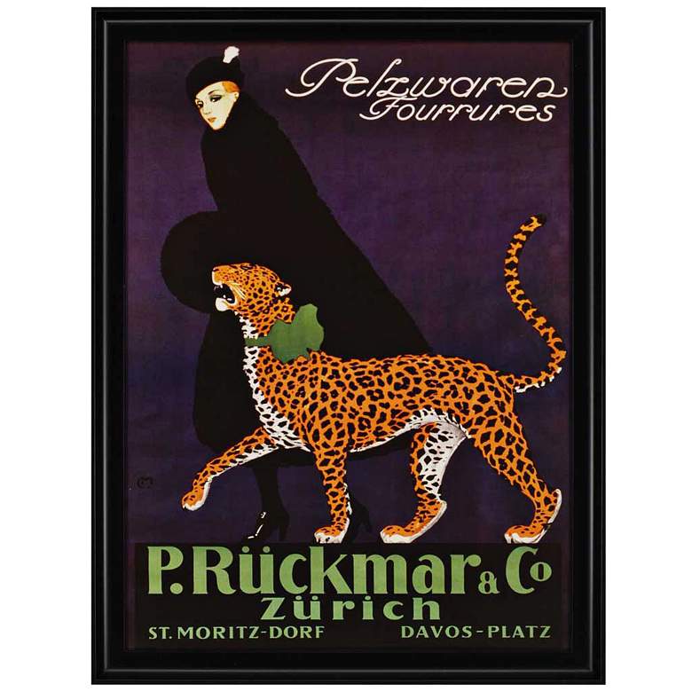 Image 1 P. Ruckmar &amp; C., 1910 32 inch High Art Deco Framed Wall Art