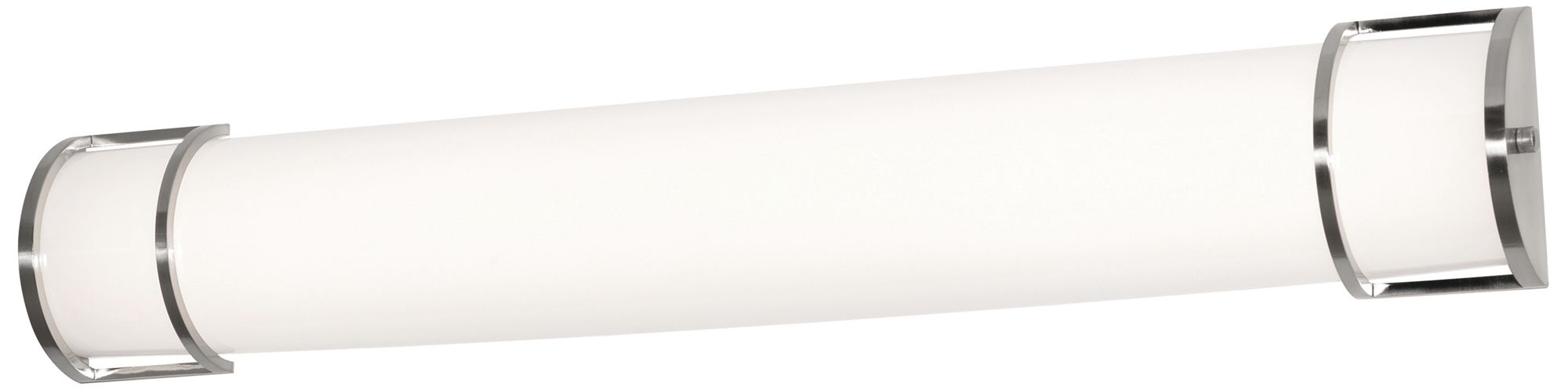 Pacific 36" Wide Satin Nickel LED Vanity Light
