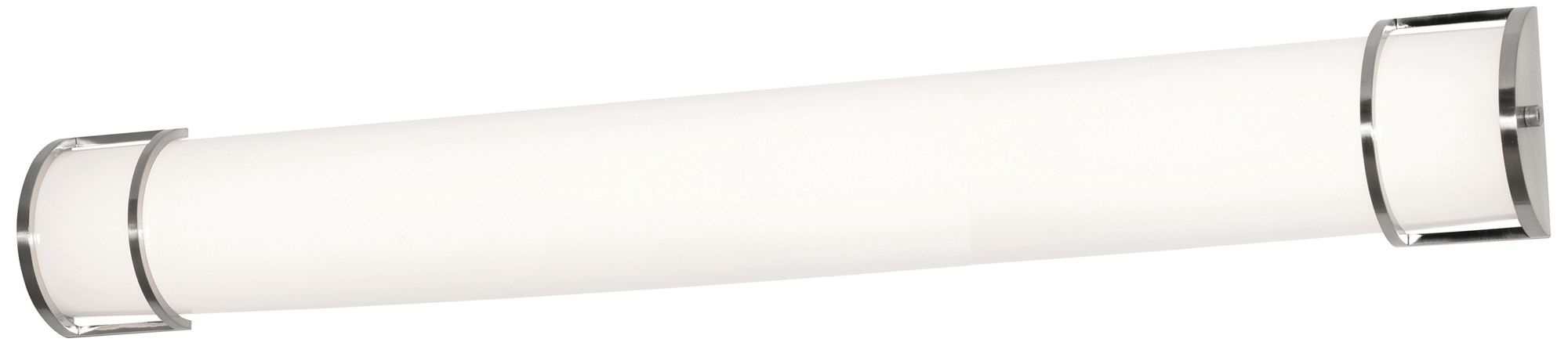 Pacific 48" Wide Satin Nickel LED Vanity Light