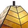 3_Pacific Coast 30 1/2" Tiffany-Style Amber Glass Pull Chain Table Lamp more views