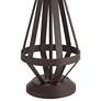 5_Pacific Coast 30 1/2" Tiffany-Style Amber Glass Pull Chain Table Lamp more views