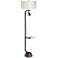 Pacific Coast 67" Othello Glass Table Floor Lamp with Reading Light