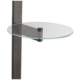 Image4 of Pacific Coast 67" Othello Glass Table Floor Lamp with Reading Light more views