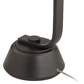 Image5 of Pacific Coast 67" Othello Glass Table Floor Lamp with Reading Light more views