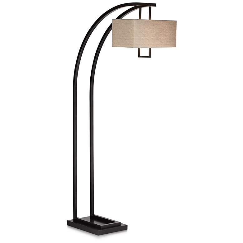 Image 2 Pacific Coast Aiden Place 72 1/2" Oil-Rubbed Bronze Arc Floor Lamp