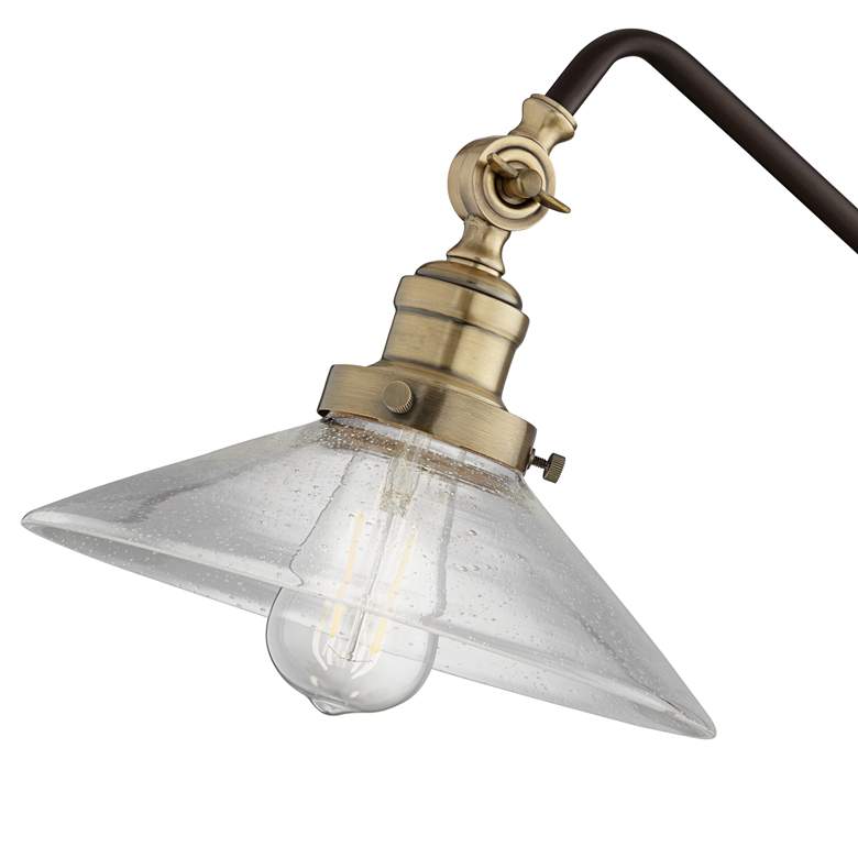 Image 3 Pacific Coast Dearborn 29" Industrial Bronze and Brass USB Table Lamp more views