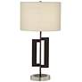 5_Pacific Coast Deville 25" Bronze Geometric Metal Table Lamp more views