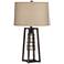 Pacific Coast Julian 26 3/4" Bronze Cage Night Light Table Lamp