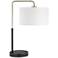 Pacific Coast Lighting 23" Outlet USB and Wireless Charger Table Lamp