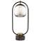 Pacific Coast Lighting 24 1/2" Gun Metal and Glass Modern Table Lamp