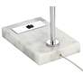 5_Pacific Coast Lighting 24" Modern Offset Arm Smoke Glass Table Lamp more views