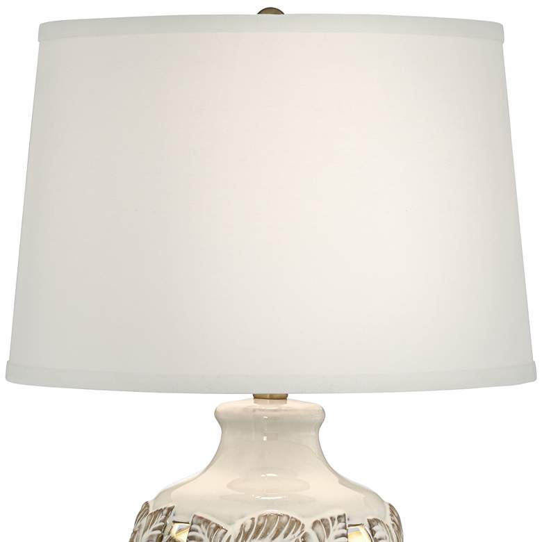 Image 3 Pacific Coast Lighting 26" Palm Bay Table Lamp with Night Light more views