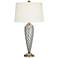 Pacific Coast Lighting 30 1/4" Twist Silver Gray Glass Table Lamp