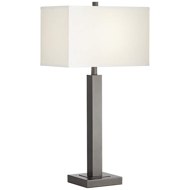 Image 2 Pacific Coast Lighting 31 inch Metal Column Modern Table Lamp