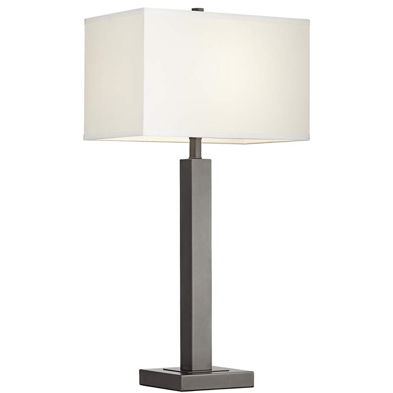 Image 5 Pacific Coast Lighting 31 inch Metal Column Modern Table Lamp more views