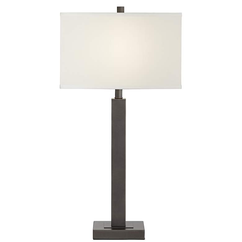 Image 7 Pacific Coast Lighting 31 inch Metal Column Modern Table Lamp more views