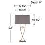 7_Pacific Coast Lighting 32" High Open Frame Acrylic Ball Table Lamp more views