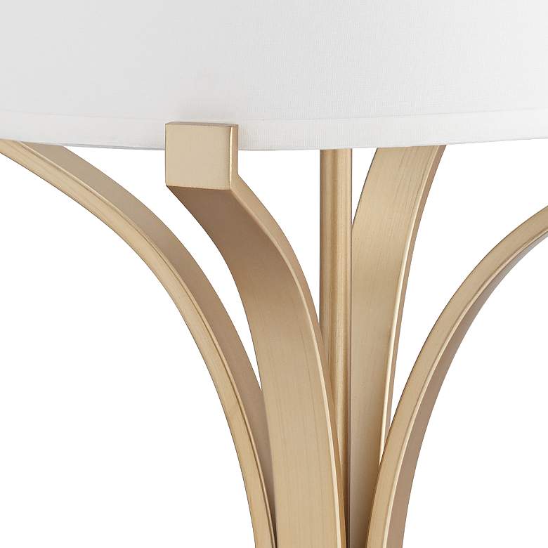 Image 4 Pacific Coast Lighting 4-Leg Soft Gold with Tall Shade Floor Lamp more views