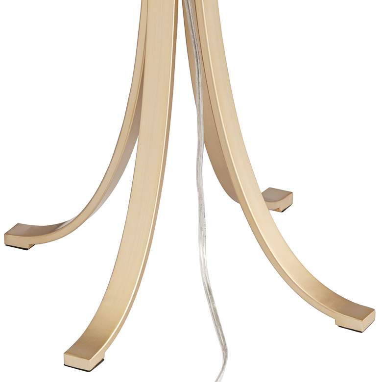 Image 6 Pacific Coast Lighting 4-Leg Soft Gold with Tall Shade Floor Lamp more views