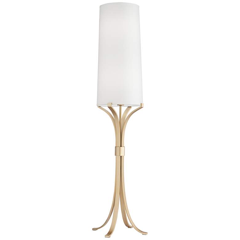 Image 7 Pacific Coast Lighting 4-Leg Soft Gold with Tall Shade Floor Lamp more views