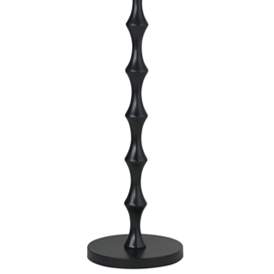 Image3 of Pacific Coast Lighting 60" Matte Black Candlestick Base Table Lamp more views