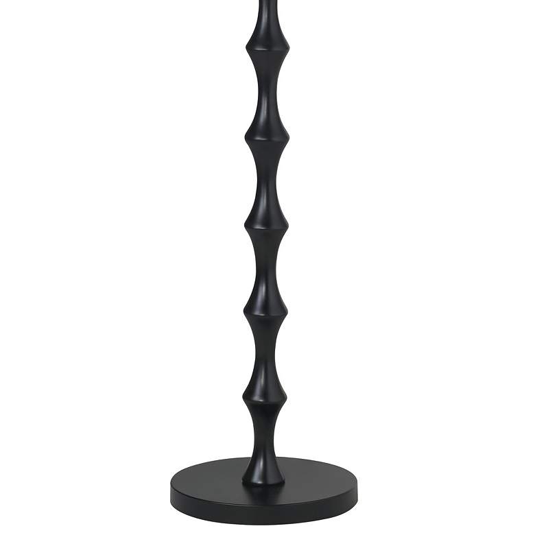 Image 3 Pacific Coast Lighting 60 inch Matte Black Candlestick Base Table Lamp more views