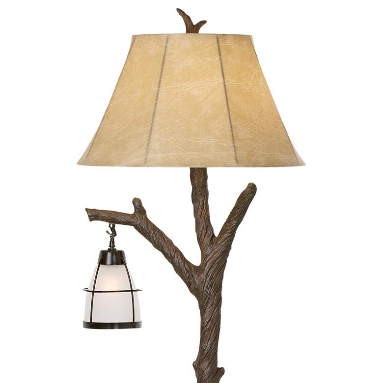 Image 3 Pacific Coast Lighting 62.5 inch Tree Trunk Floor Lamp with Night Light more views