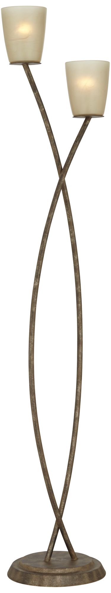 Pacific Coast Lighting 62 1/2" Copper Bronze Torchiere Floor Lamp