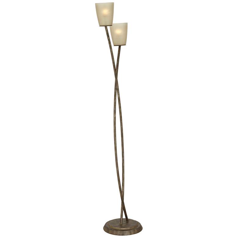 Image 7 Pacific Coast Lighting 62 1/2 inch Copper Bronze Torchiere Floor Lamp more views