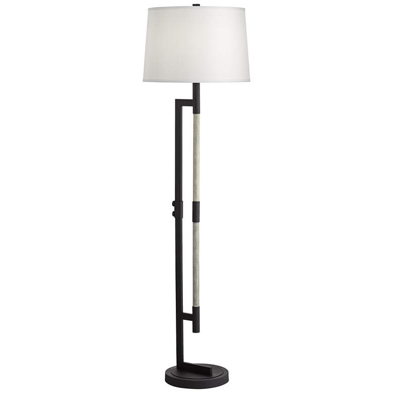 Image 2 Pacific Coast Lighting 64 inch Black Finish Twin Handle Floor Lamp
