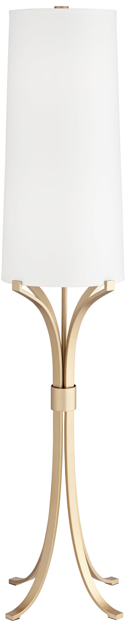 Pacific Coast Lighting 64" Modern 4-Leg Soft Gold Floor Lamp