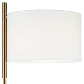 Image3 of Pacific Coast Lighting 64" Offset Shade Warm Gold Modern Floor Lamp more views