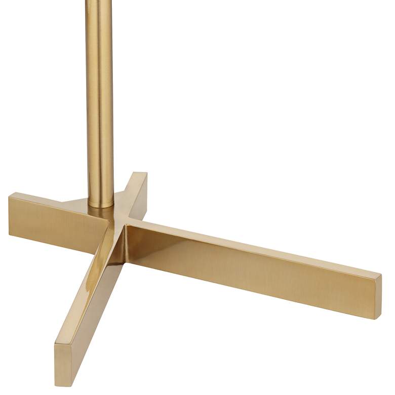Image 4 Pacific Coast Lighting 64" Offset Shade Warm Gold Modern Floor Lamp more views