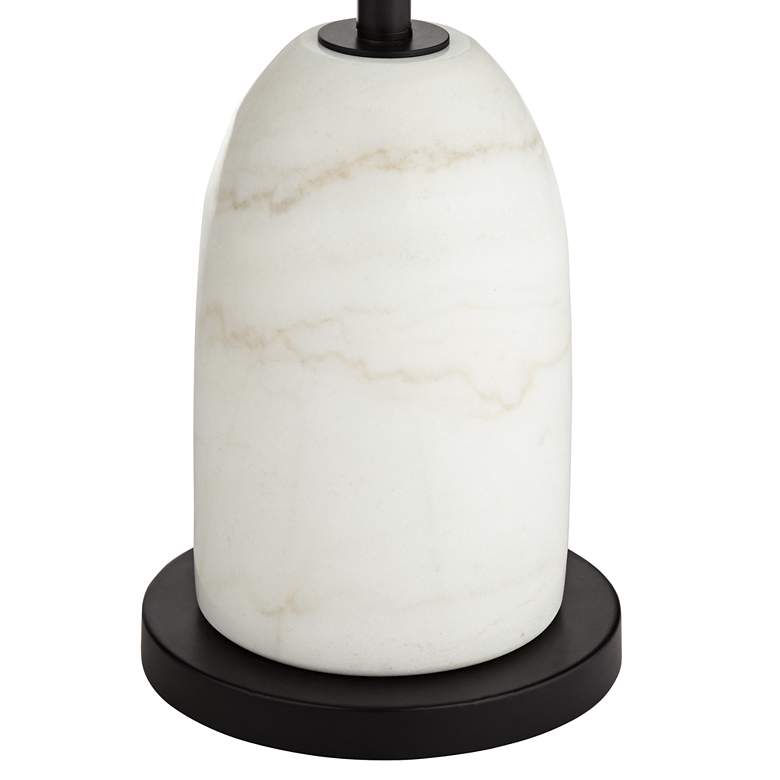 Image 5 Pacific Coast Lighting 65.8" Black and Marble USB Table Floor Lamp more views