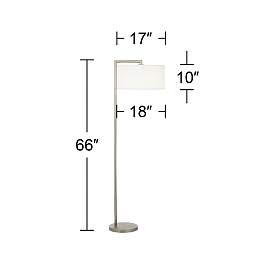 Image5 of Pacific Coast Lighting 66" High Offset Arm Modern Floor Lamp more views