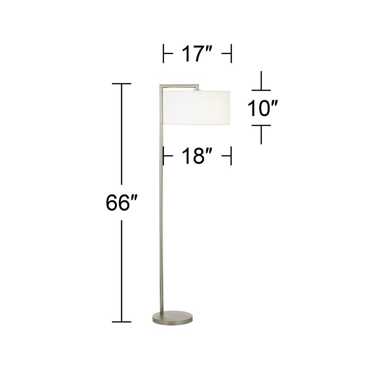Image 5 Pacific Coast Lighting 66 inch High Offset Arm Modern Floor Lamp more views