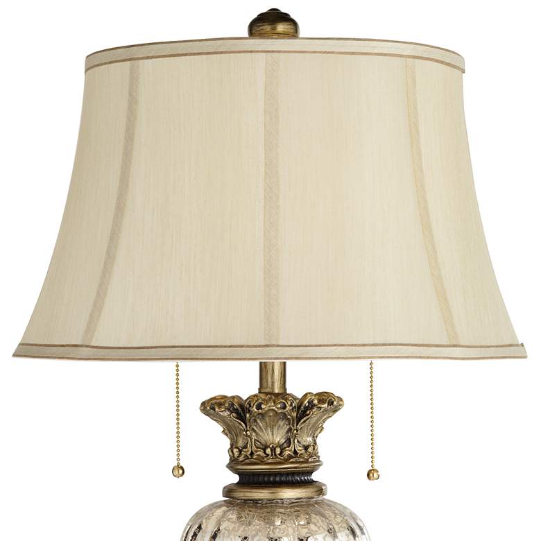 Image 3 Pacific Coast Lighting 66 inch Mercury Glass Font Traditional Floor Lamp more views