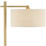 Pacific Coast Lighting 67" Offset Shade Brass Modern Floor Lamp