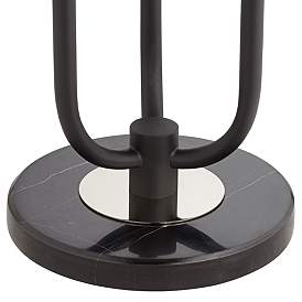 Image5 of Pacific Coast Lighting 68" Black White Globe 3-Light Pole Floor Lamp more views
